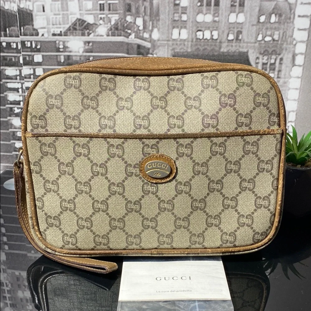 SOLDAuthentic Gucci GG Plus Bag - Picture 4 of 16